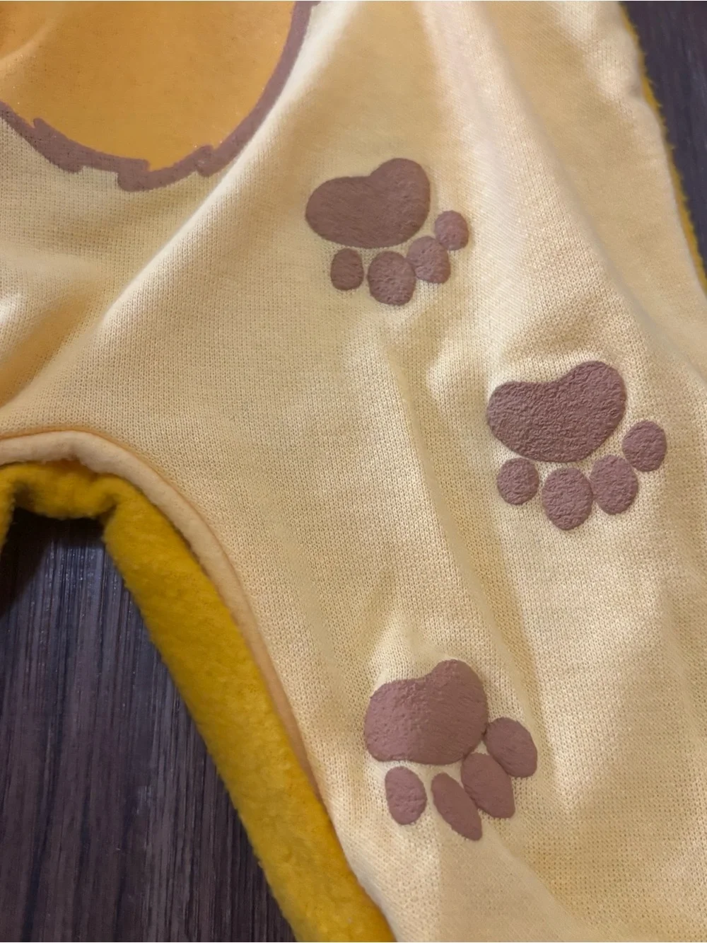 Circo Kids Lion Costume Size M Golden Plush Hooded Halloween Jumpsuit Tail